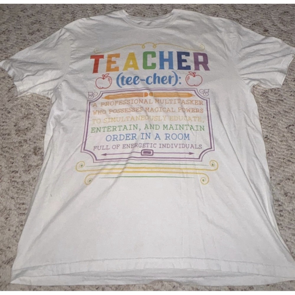 Teacher Shirt Women's T Shirt XL